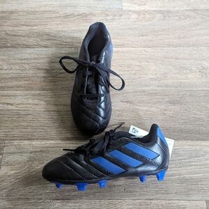 Adidas Kids Youth Blue Black Soccer Baseball Cleats Size 12